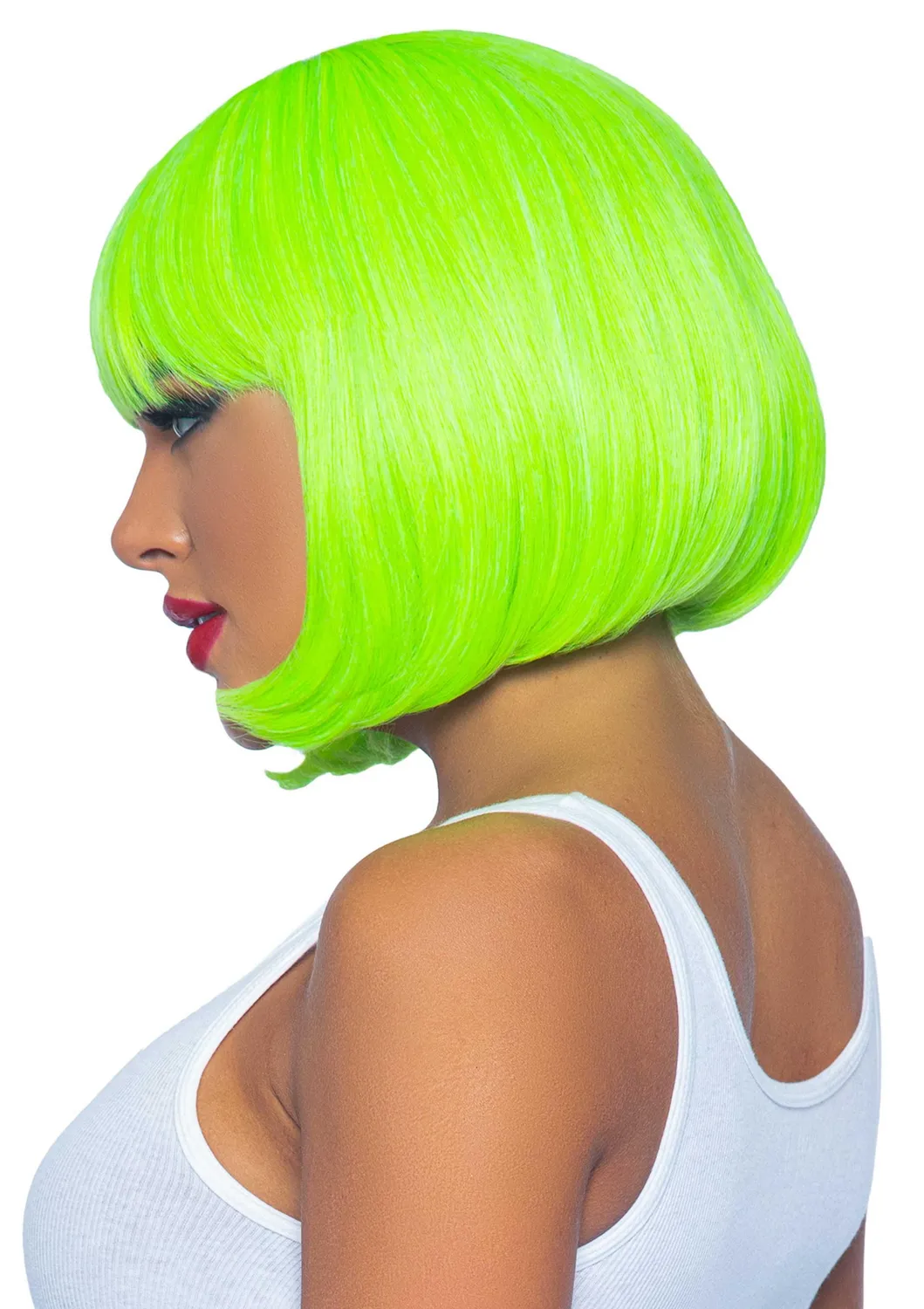 Leg Avenue Neon parrucca bob corto verde neon O/S regolabile