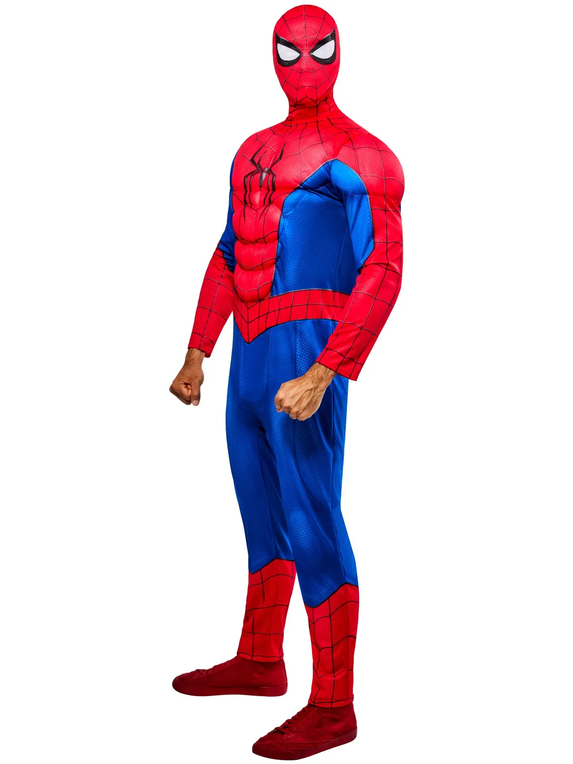 Rubies Spider-Man DLX Uomo costume adulto muscoli