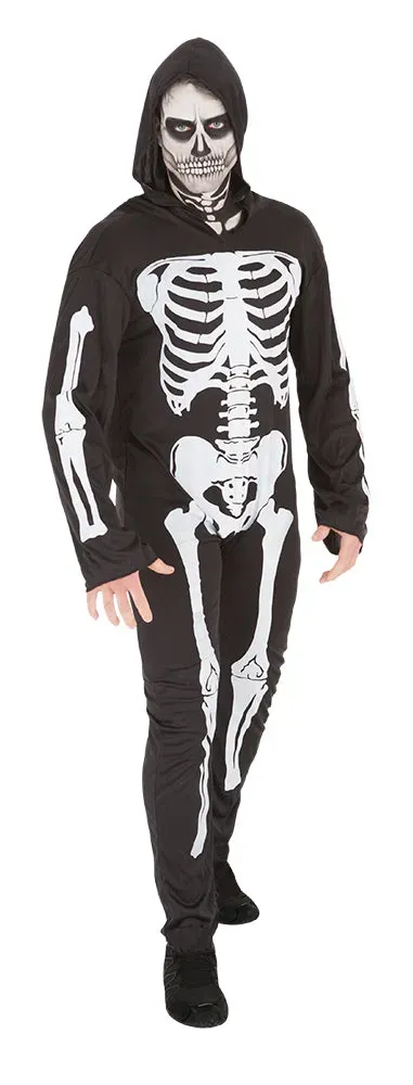 Rubies Scheletro costume adulto MST nero Halloween