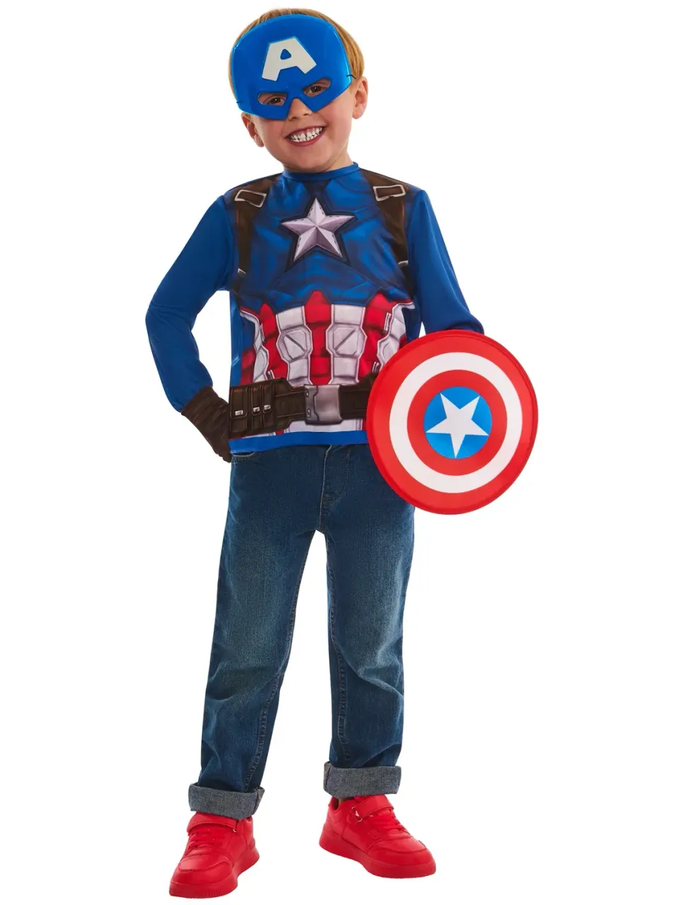 Rubies Capitan America costume bambino OS kit infante completo