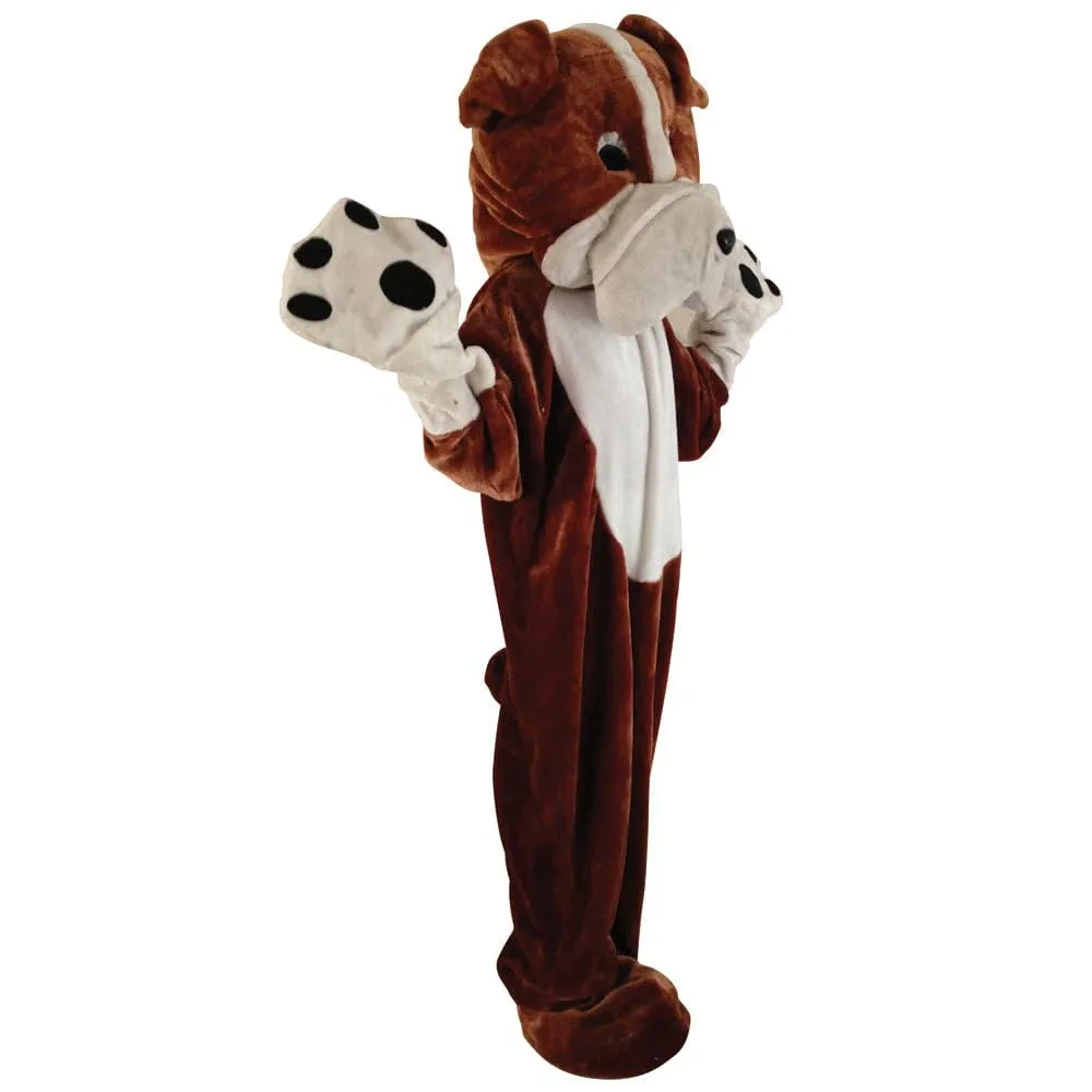 Dress Up America Costume Mascotte Bulldog Peluche Unica