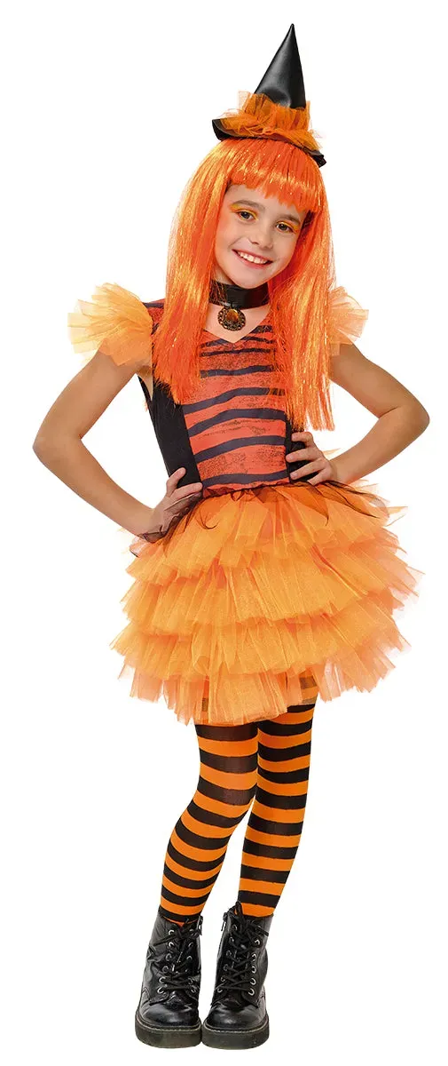 Rubies Strega Glamour costume bambina arancione