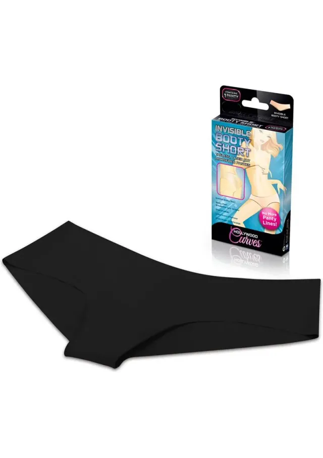 Pleasure Wigs Hollywood Curves slip invisibile nero microfibra
