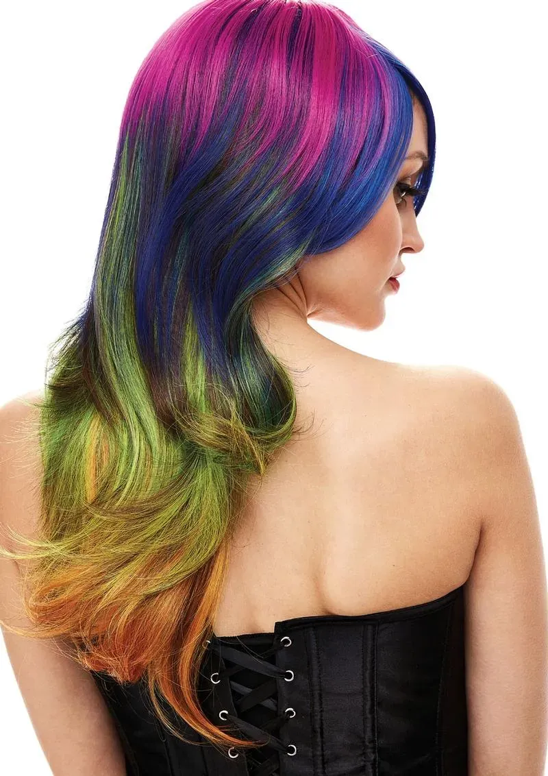Pleasure Wigs Christina Parrucca Arcobaleno Multicolor