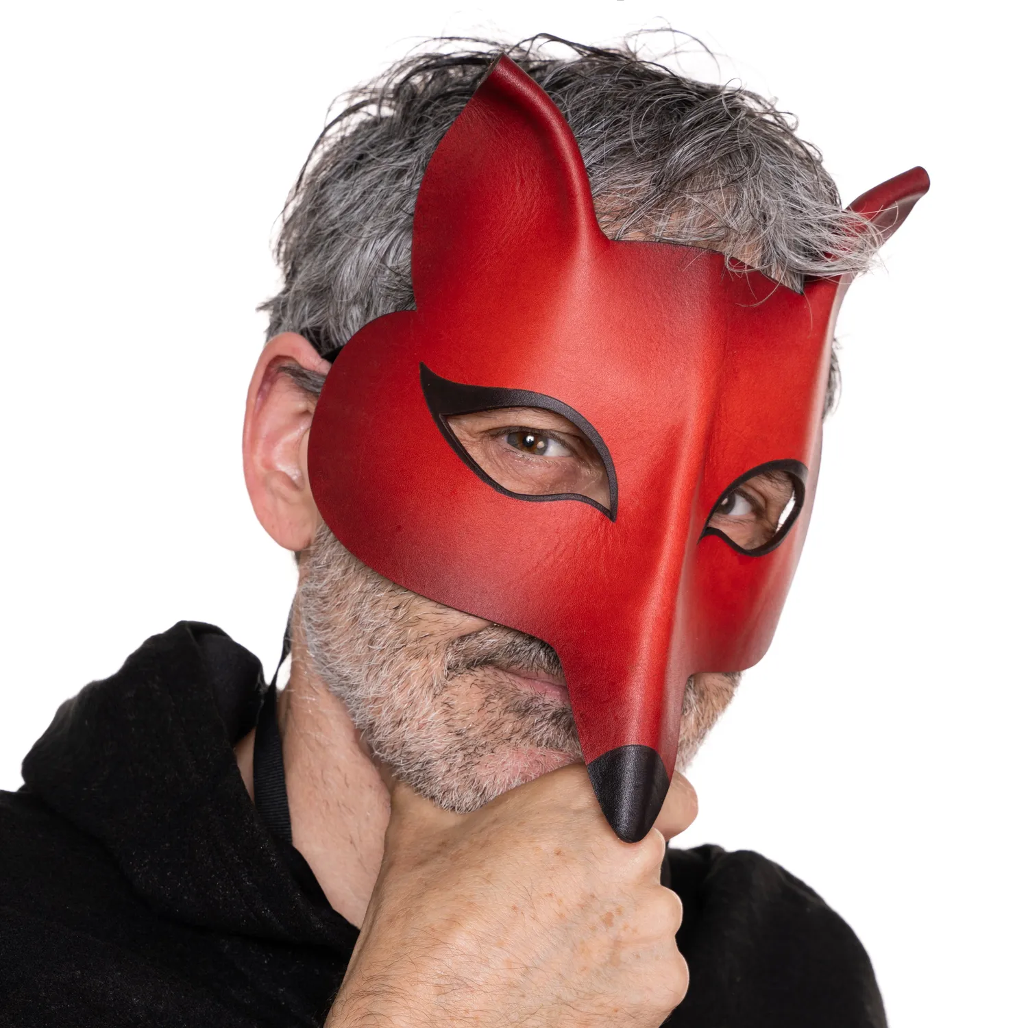 Altenburg Volpe Femmina maschera veneziana cuoio accessorio