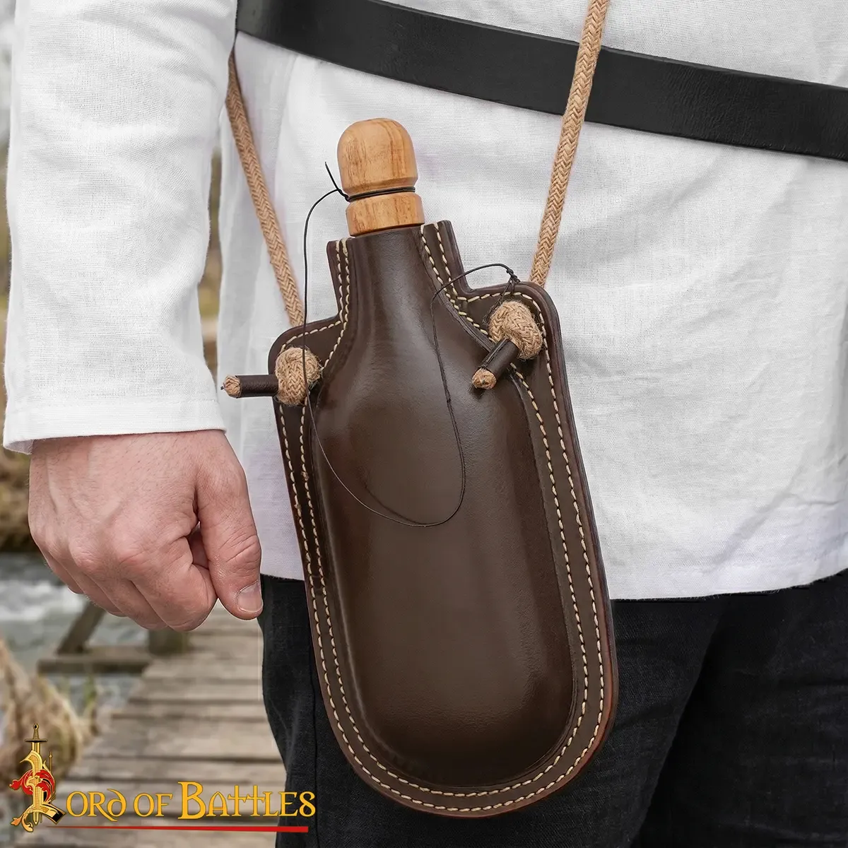 Medieworld Leather borraccia pelle 750 ml