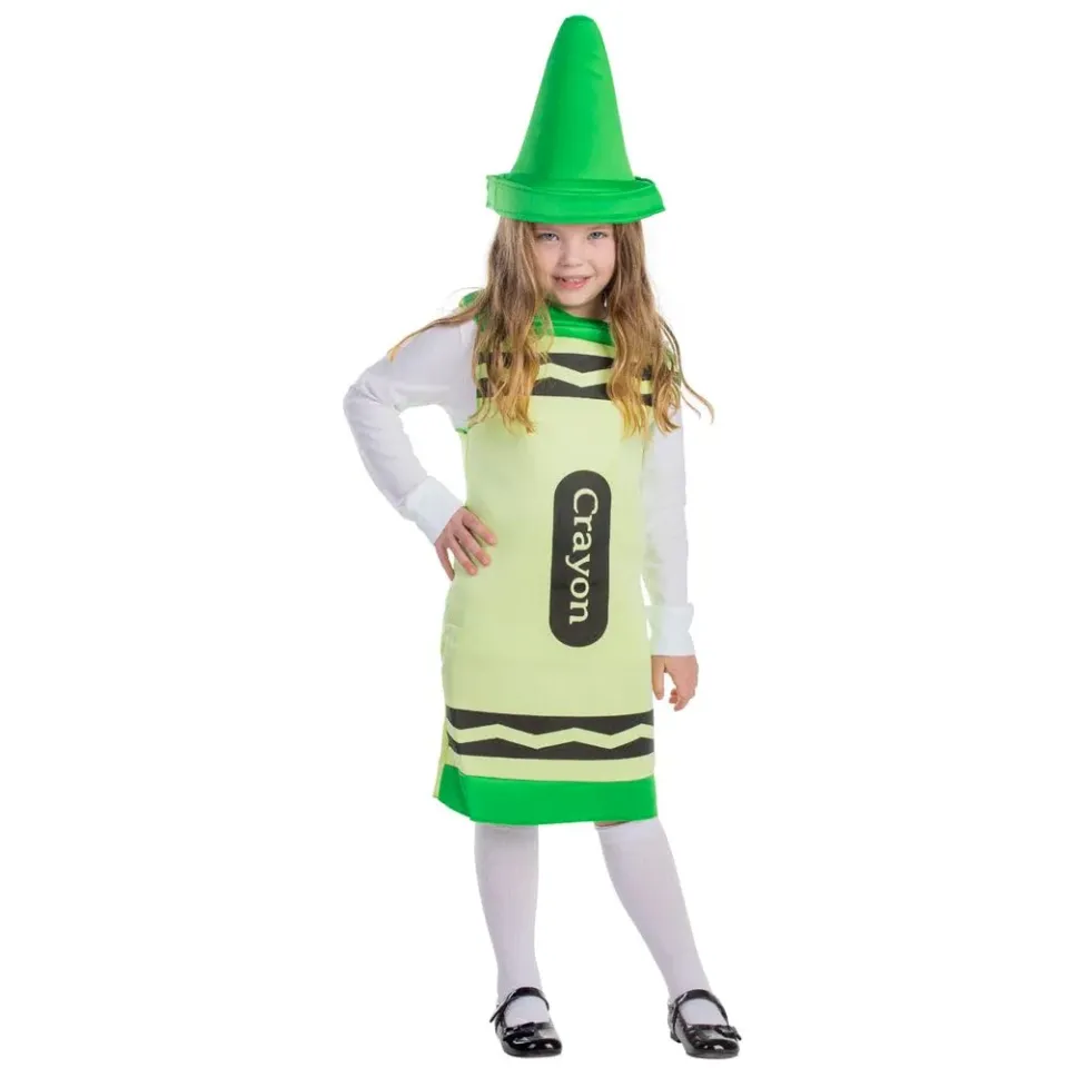 Dress Up America Costume Pastello Verde Bambini 8-10 Anni Ruolo