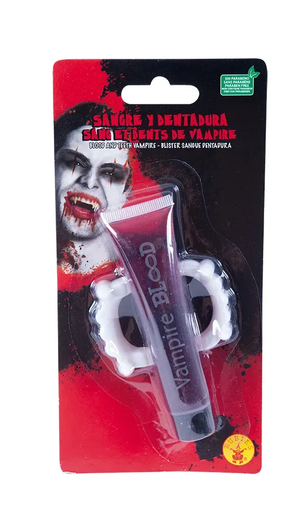 Rubies blister sangue finto dentiera OS accessorio