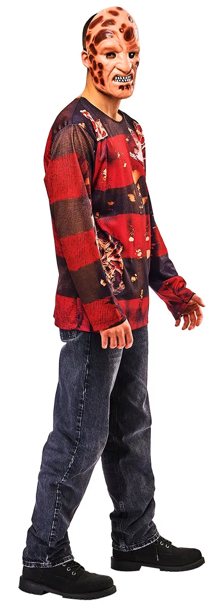 Rubies Freddy Krueger Opp costume adulto OS maglia horror Halloween