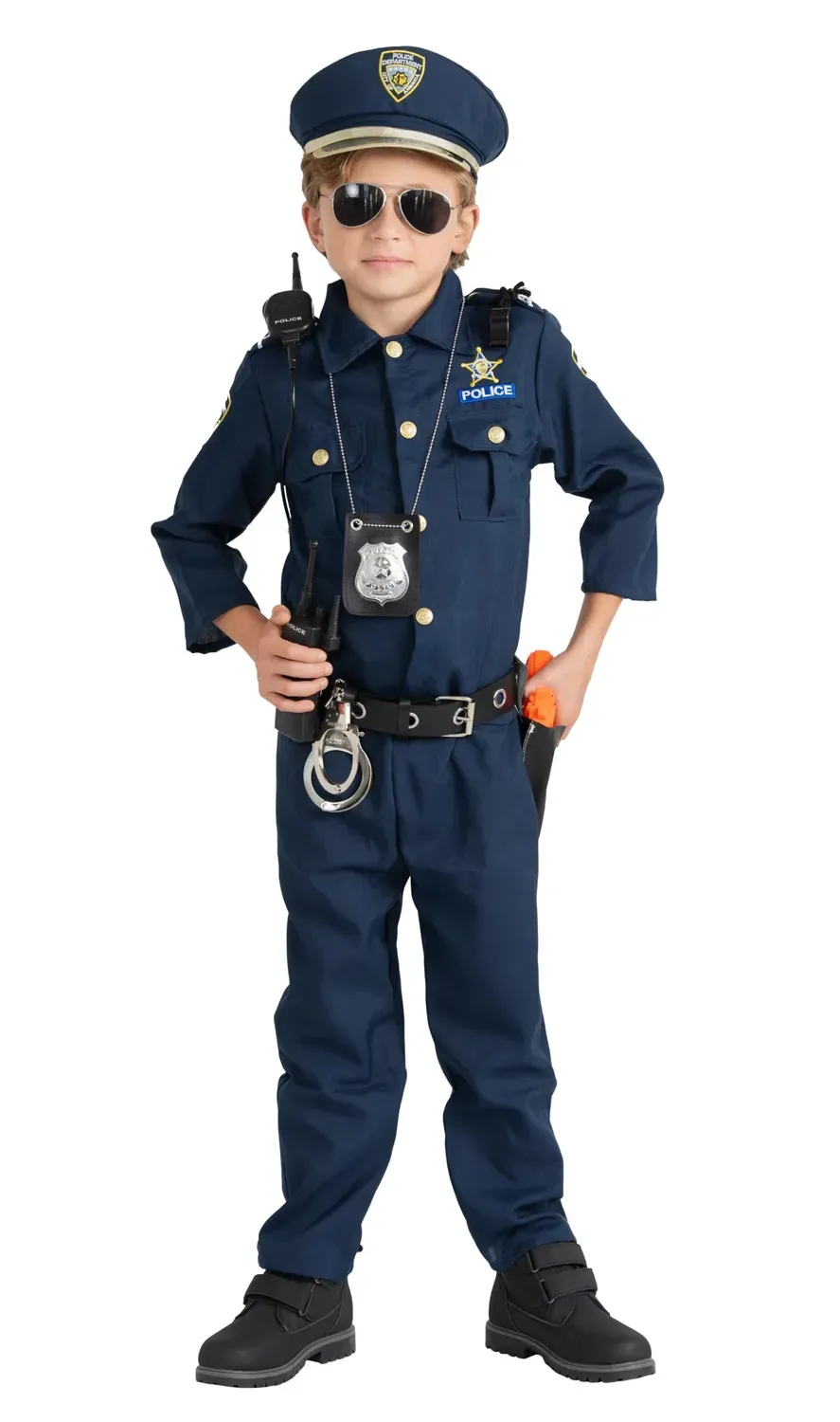 Dress Up America Costume Poliziotto Bambino 3-4 Anni Set Completo