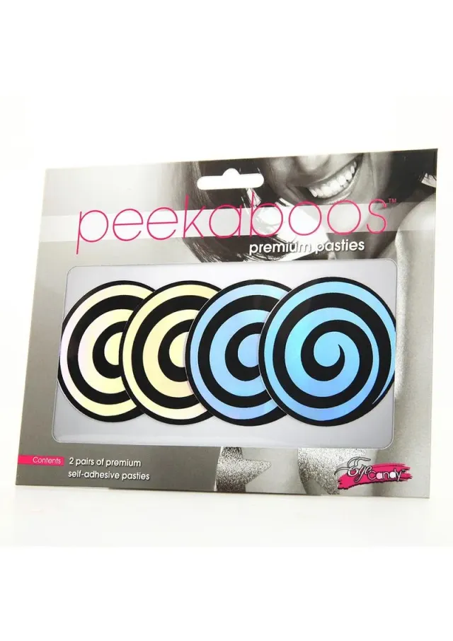 Peekaboos Pasties Iridescent Swirls copricapezzoli iridescenti