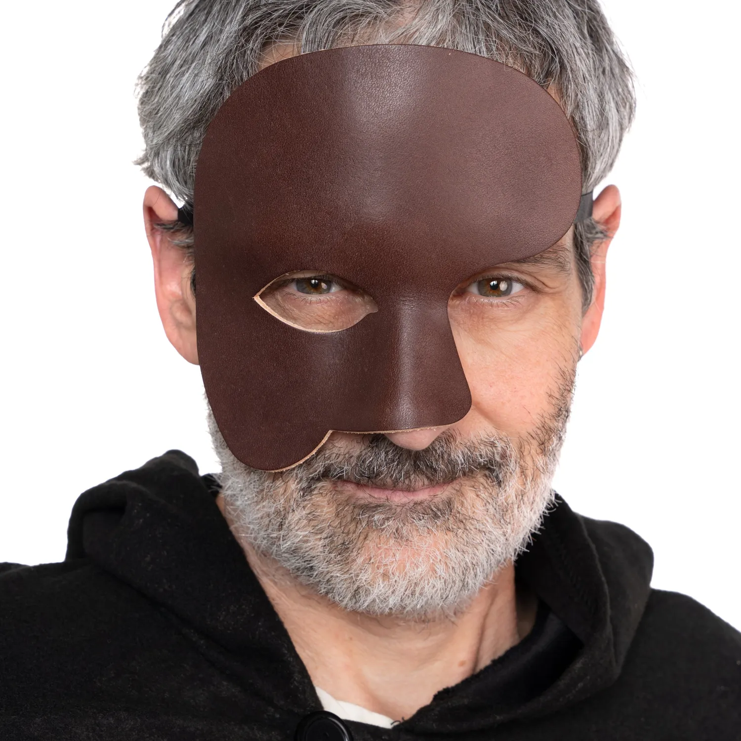 Altenburg Phantom maschera veneziana pelle marrone