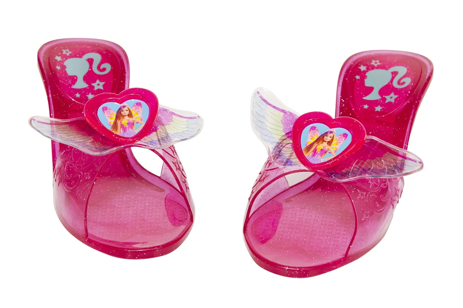 Rubies Barbie scarpe rosa costume bambina OS