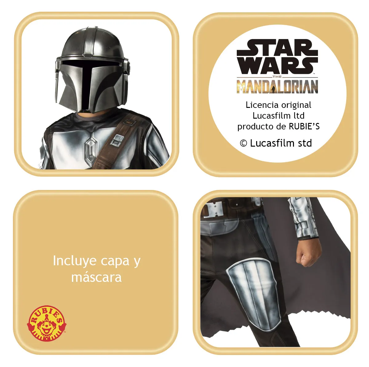 Rubies Mandaloriano Classico costume bimbo Star Wars