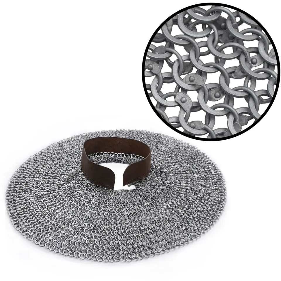 Medieworld Aventail cotta di maglia alluminio 10 mm