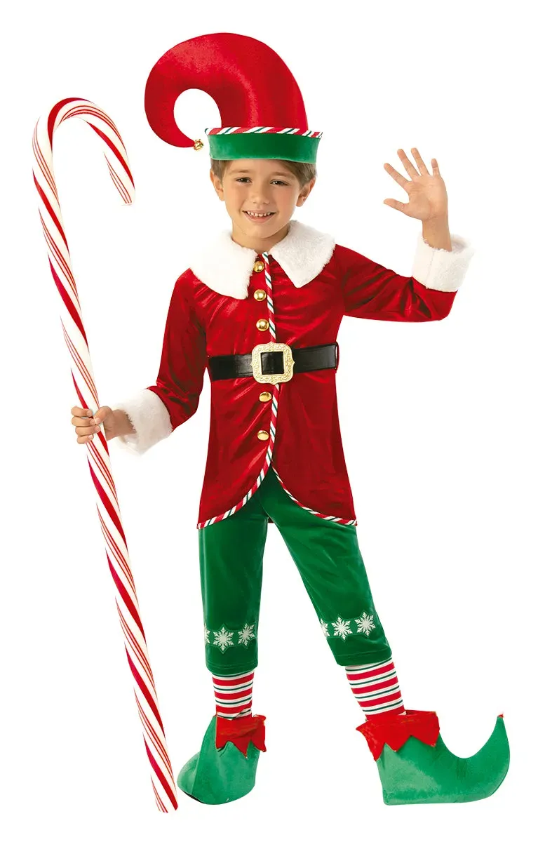 Rubies Elfo Boy Deluxe costume bambino XXS natalizio