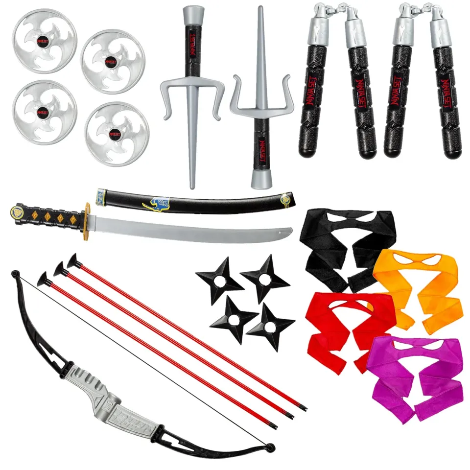 Dress Up America Ninja set armi costume bimbi 22 pezzi
