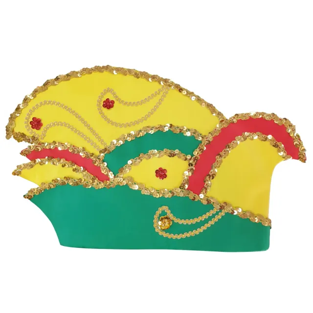 Altenburg cappello comitato giallo rosso verde oro paillettes