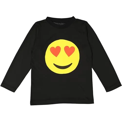 Dress Up America Emoji maglietta cuore sorridente 14+ anni