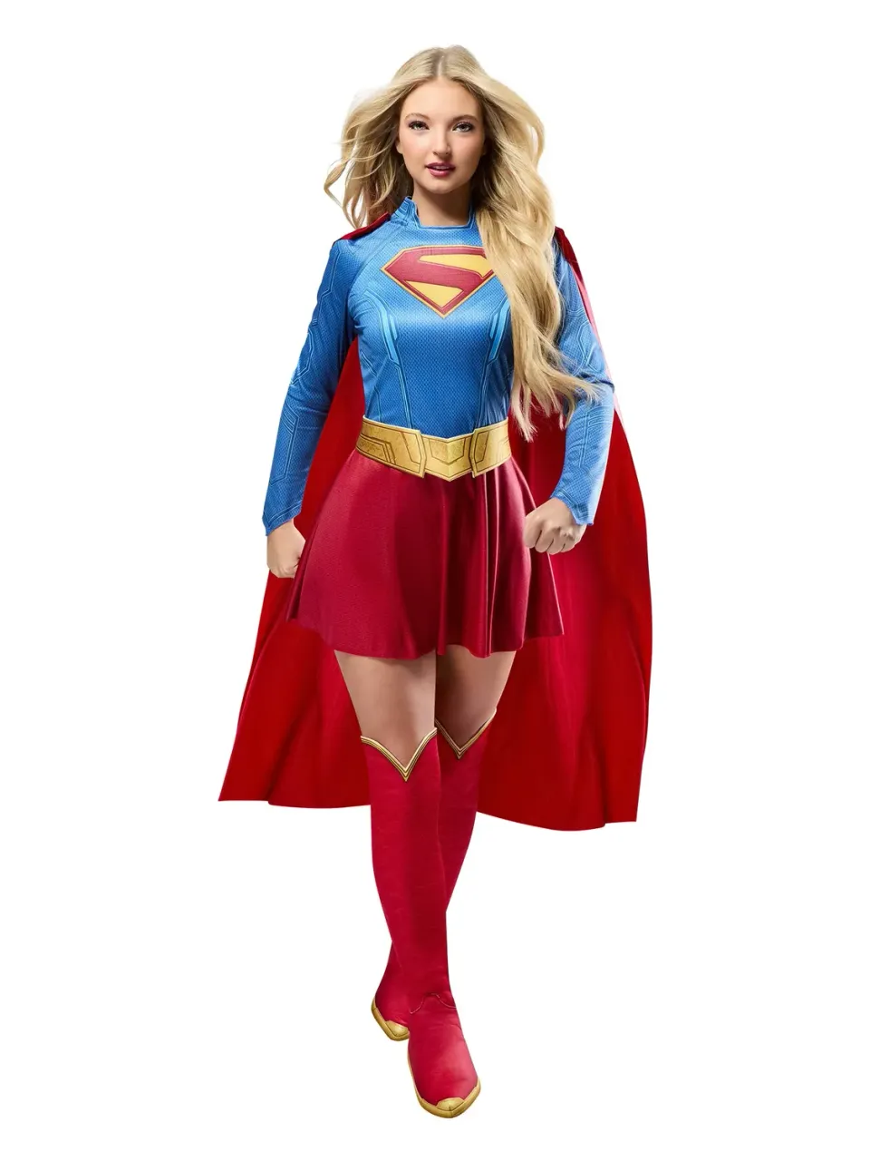 Rubies Supergirl Deluxe costume donna film con mantello S-L