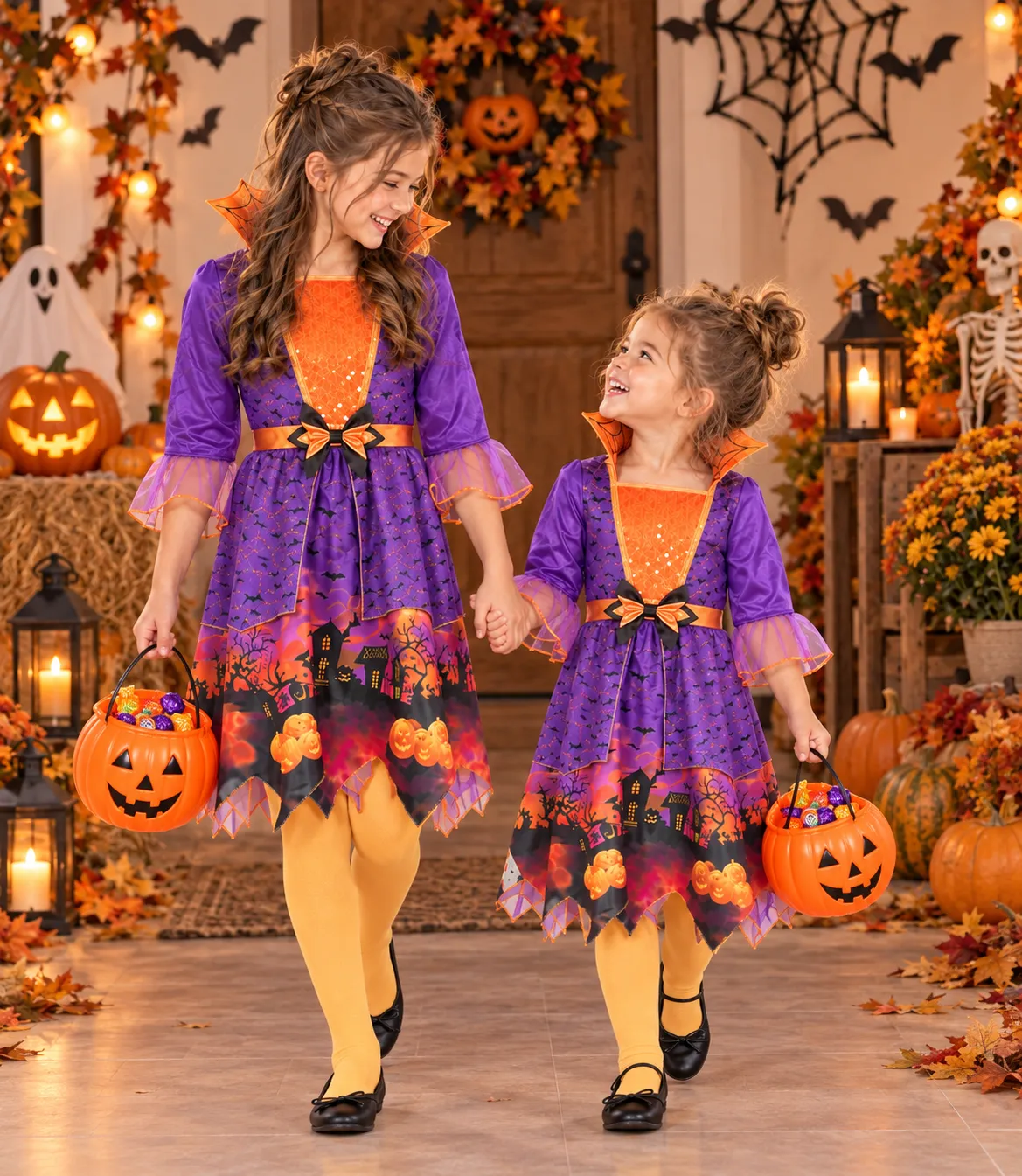 Rubies Bella Vampira costume bambina taglia S nero