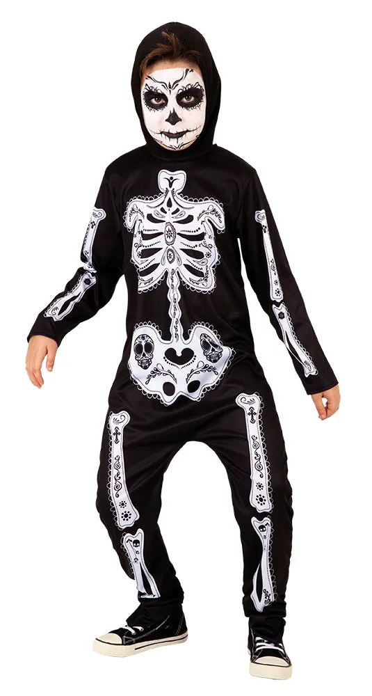 Rubies Scheletro Giorno dei Morti Costume Bimbi M