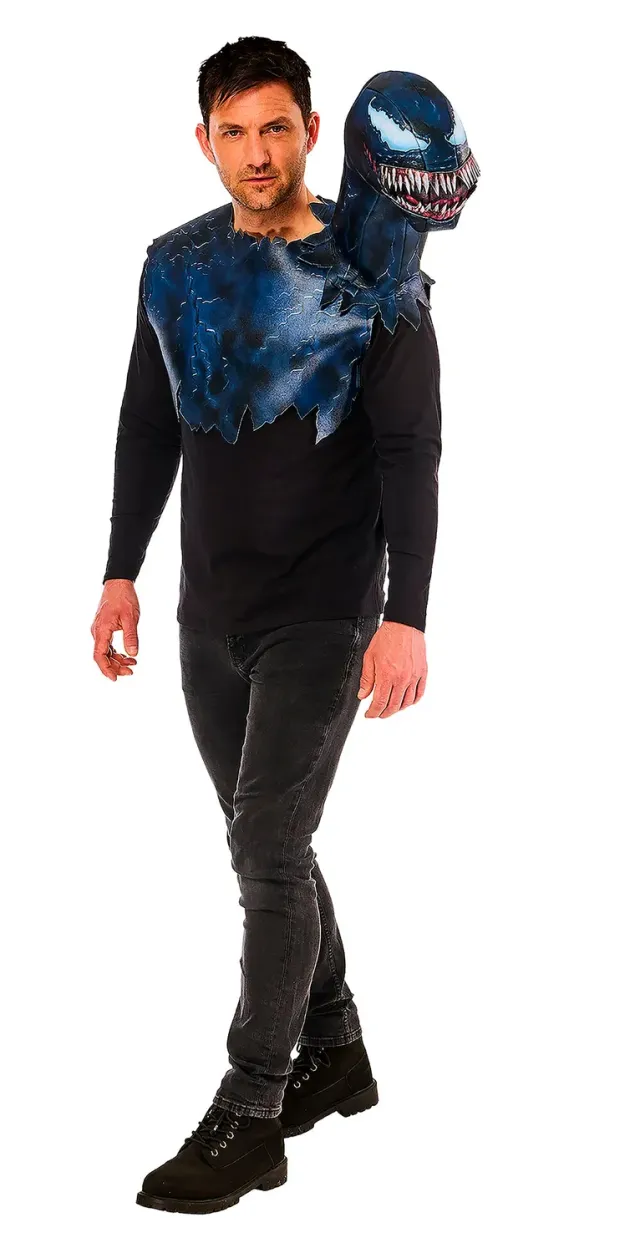 Rubies Venom Symbiote costume adulto OS Marvel