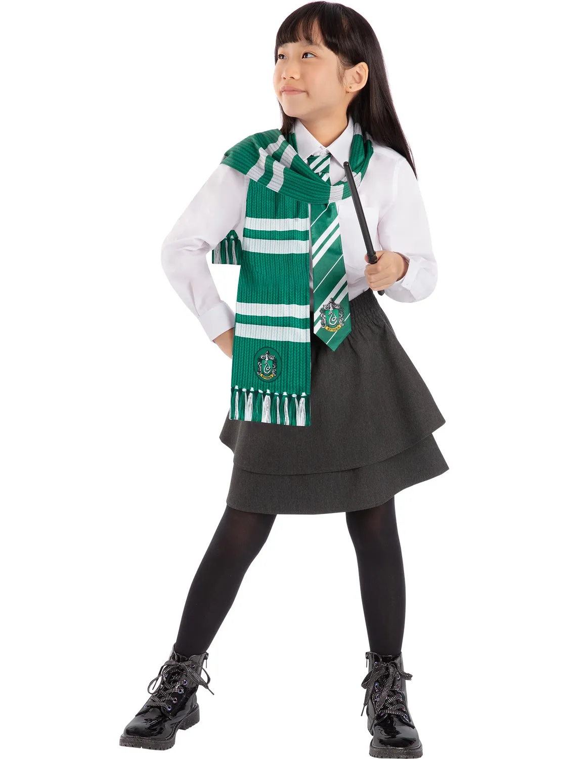 Rubies Slytherin set accessori bimbo Serpeverde mago