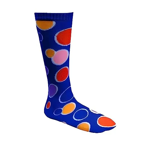 Dress Up America Circle Knee calze bimba blu a righe