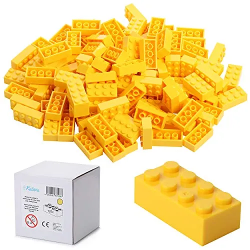 Katara 120 mattoni costruzioni 4x2 marroni compatibili