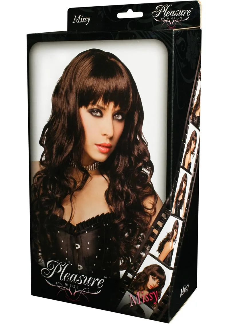 Pleasure Wigs Missy parrucca lunga liscia nera