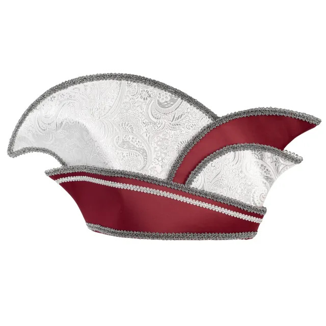 Altenburg berretto comitato bordeaux raso paisley