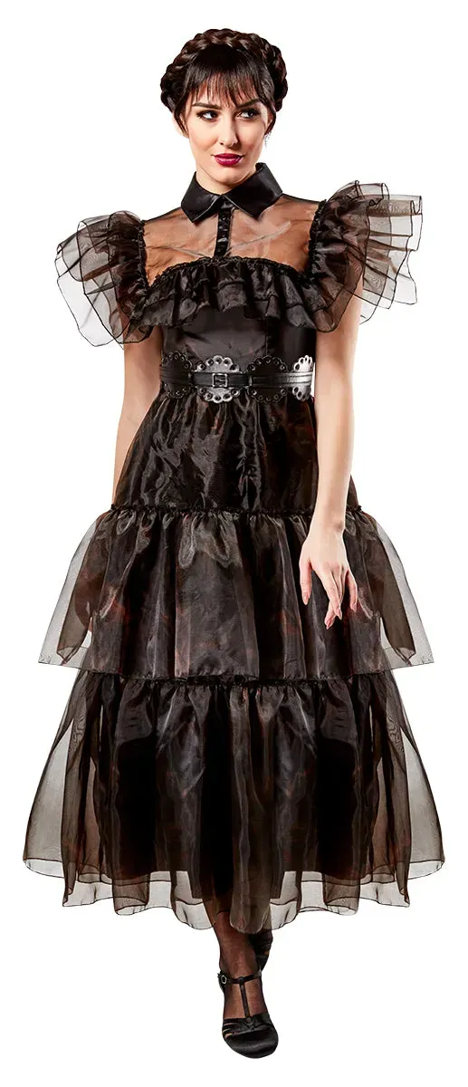 Rubies Wednesday Rave'N Deluxe costume adulto L nero
