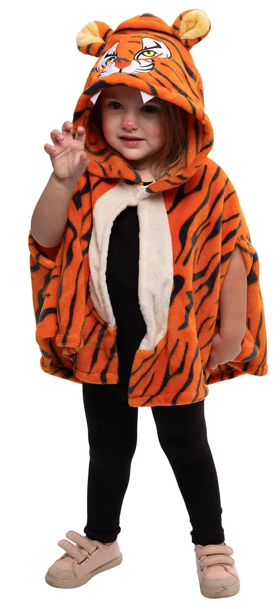 Rubies Super Tigre mantello bambino XS arancione