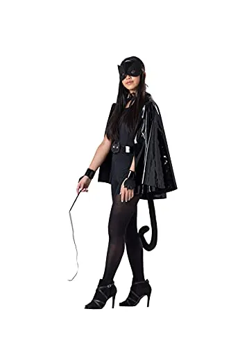 Dress Up America Costume Gatto Nero Donna Mantello Maschera Taglia Unica