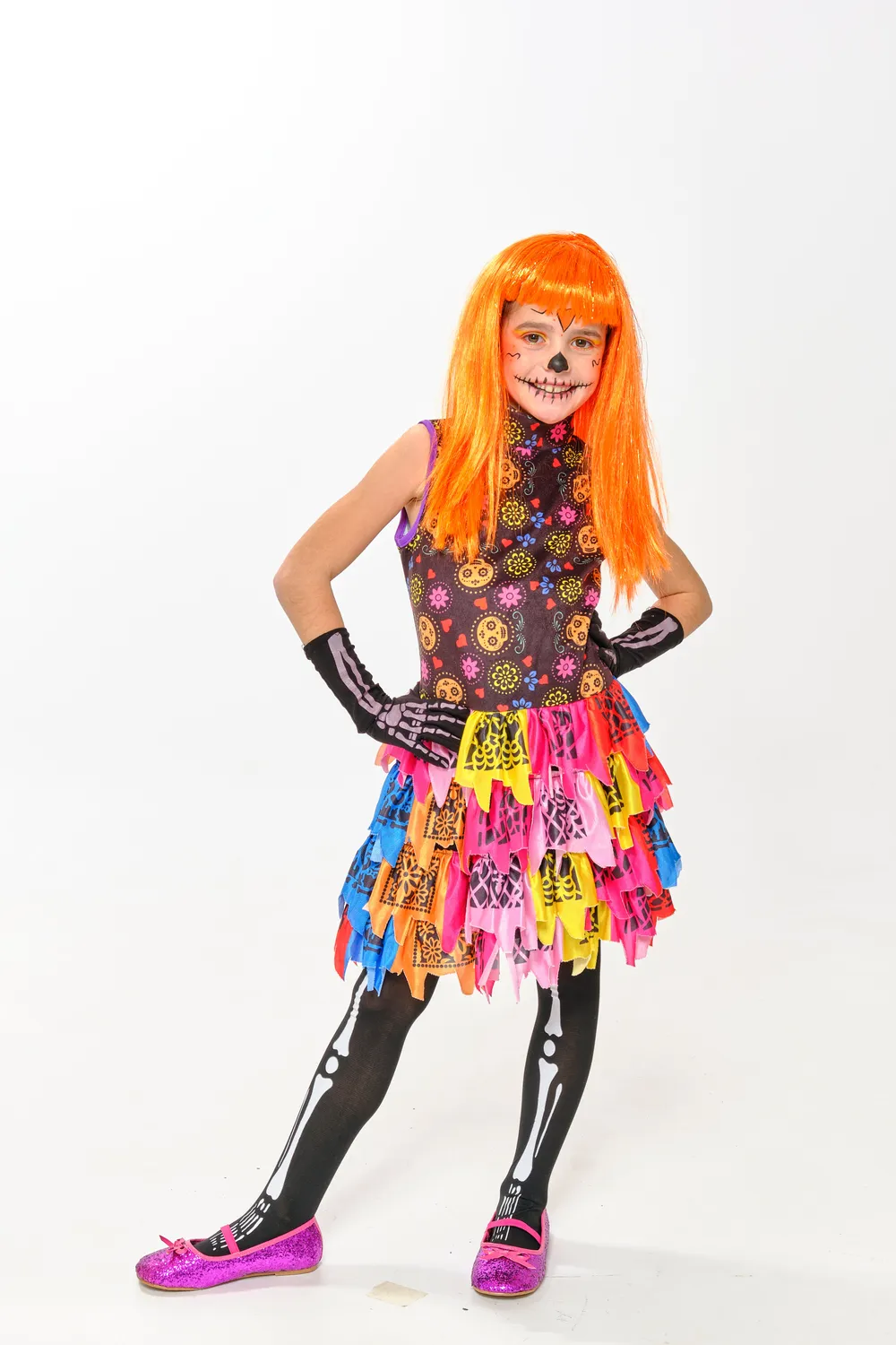 Rubies Skelita De Los Muertos Inf Costume Bambina