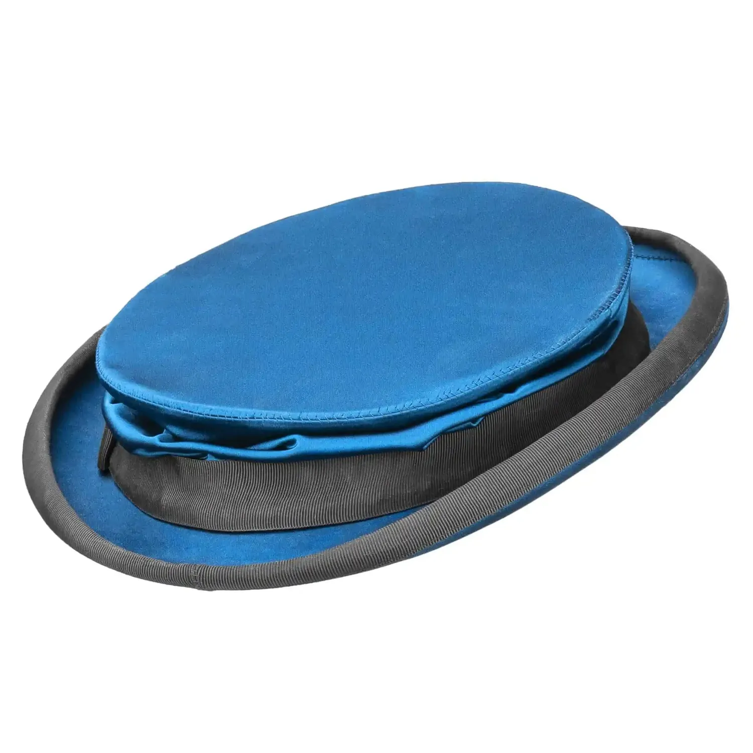 Altenburg cilindro pieghevole top hat blu seta misura 58