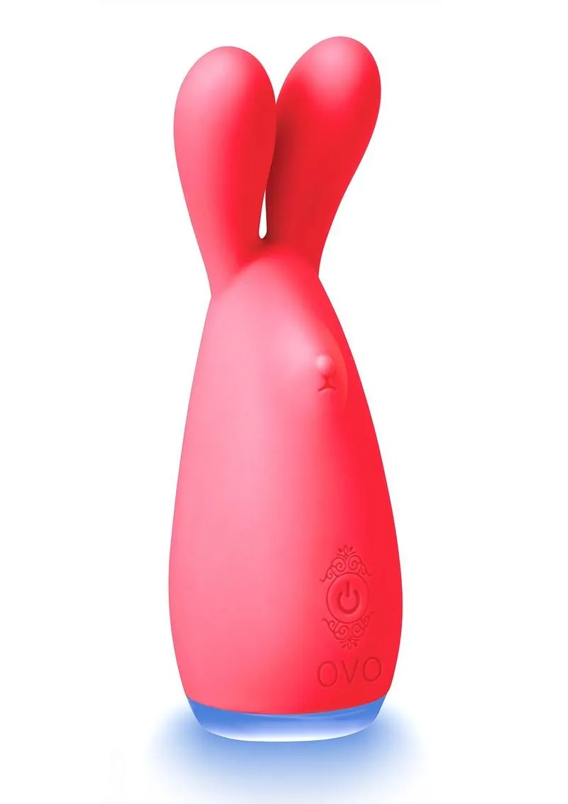 OVO Ner vibratore clitorideo ricaricabile USB rosso