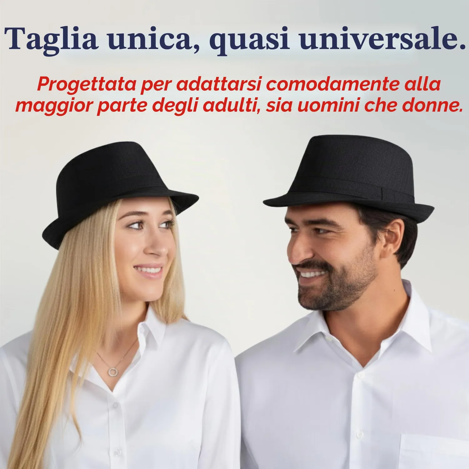 Dress Up America Fedora cappello adulto nero
