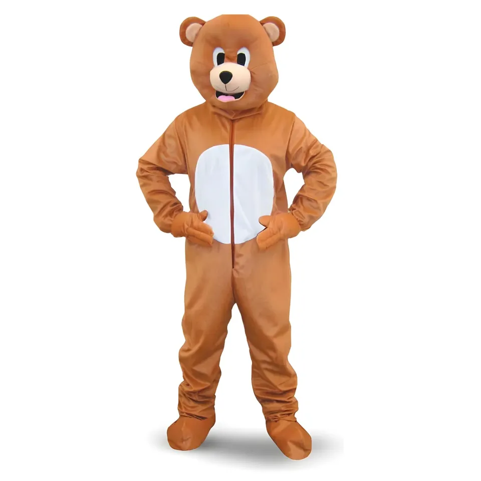 Dress Up America Orso Bruno costume mascotte peluche