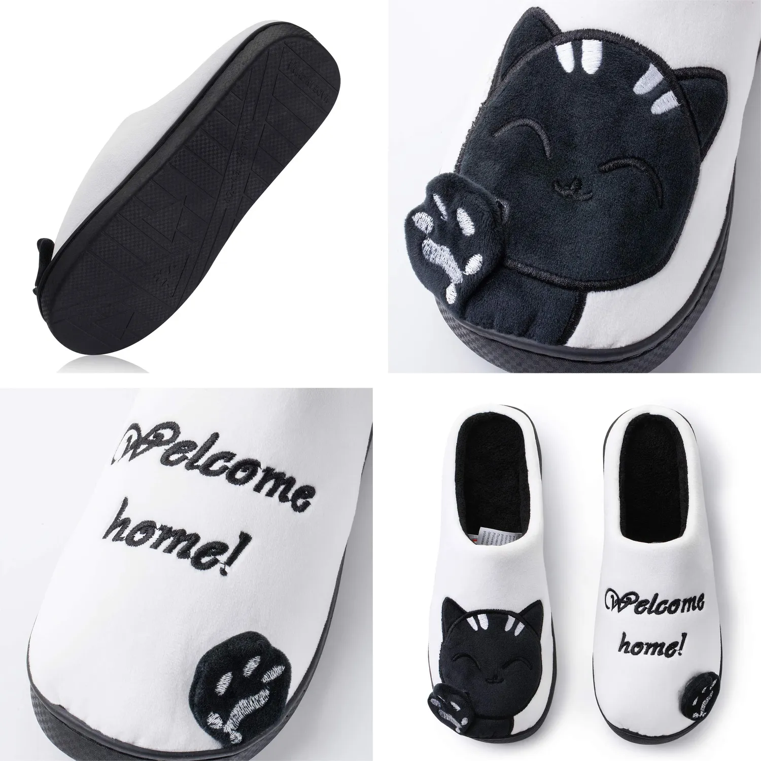 Katara Pantofole Animali Peluche 36-44 Unisex Morbide Invernali