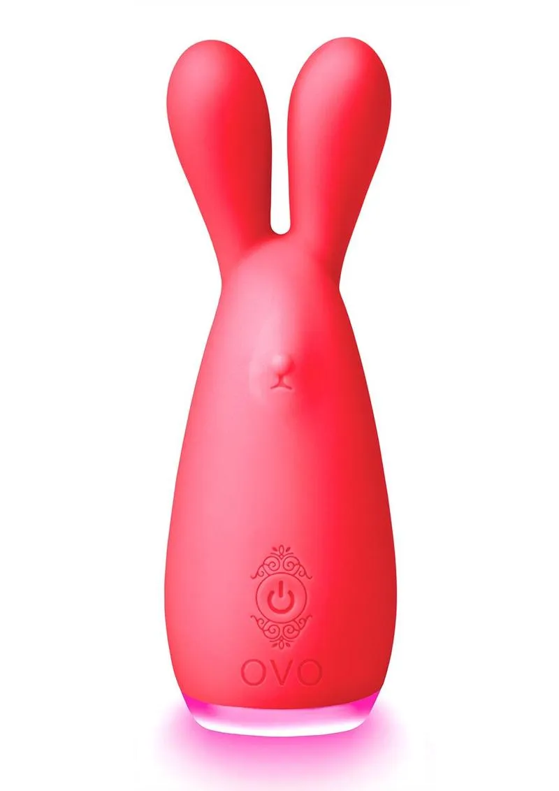 OVO Ner vibratore clitorideo ricaricabile USB rosso