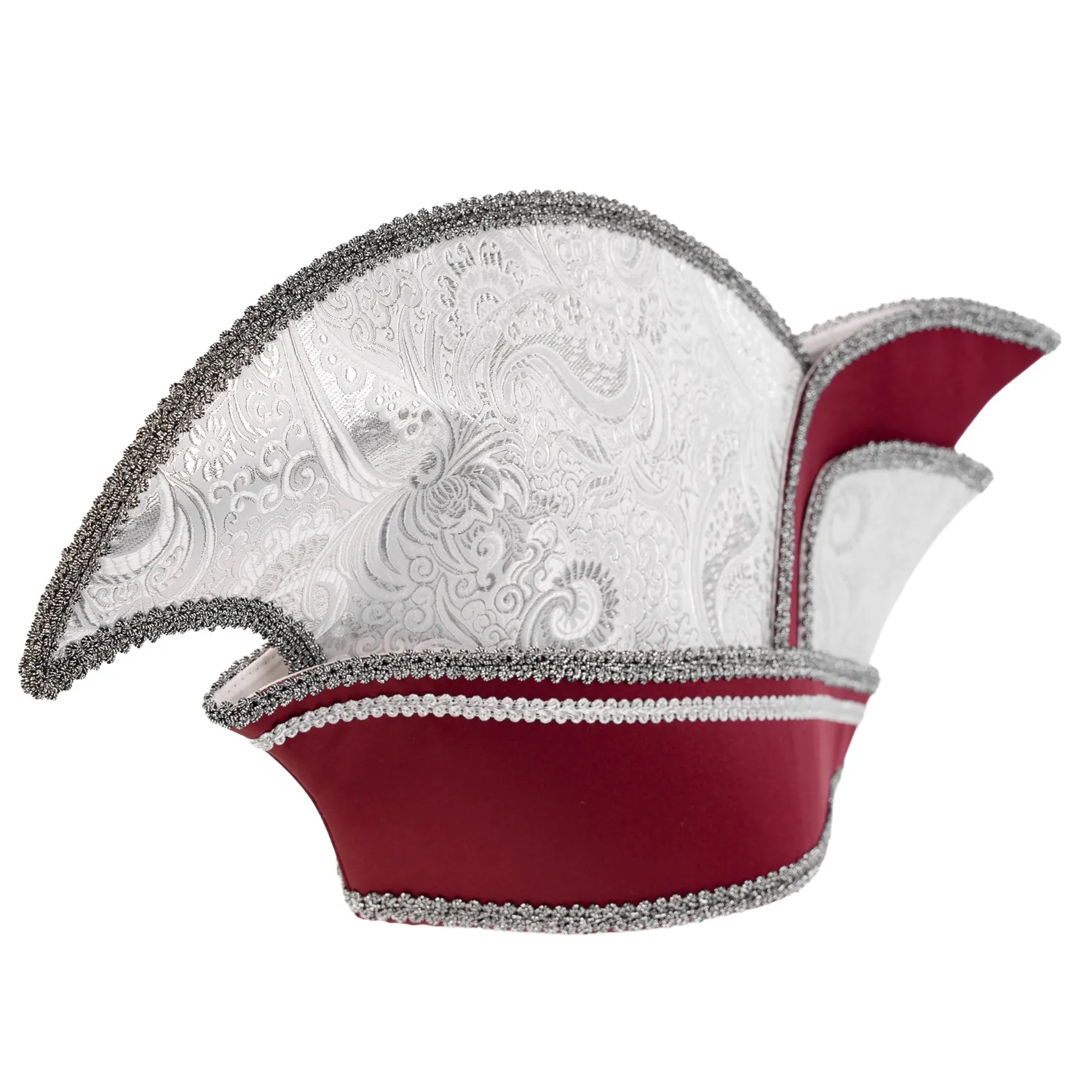Altenburg berretto comitato bordeaux raso paisley