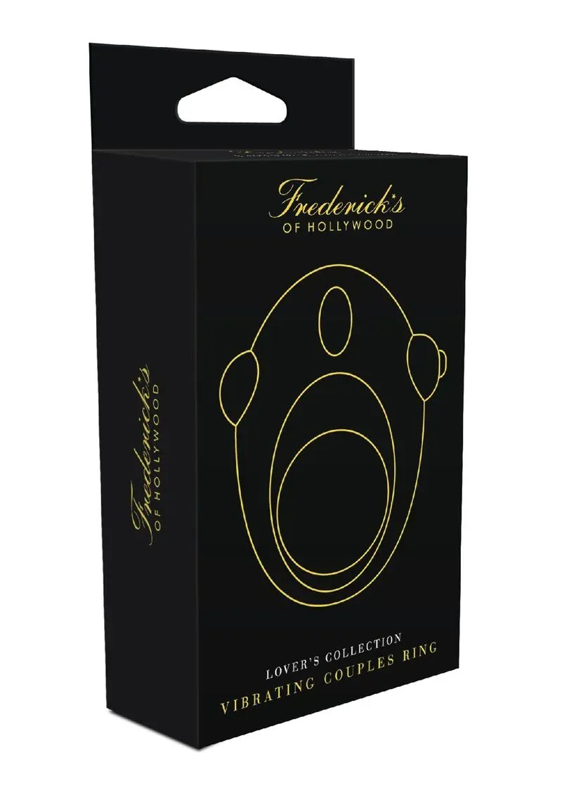 Frederick's Lover's anello vibrante coppia nero texture