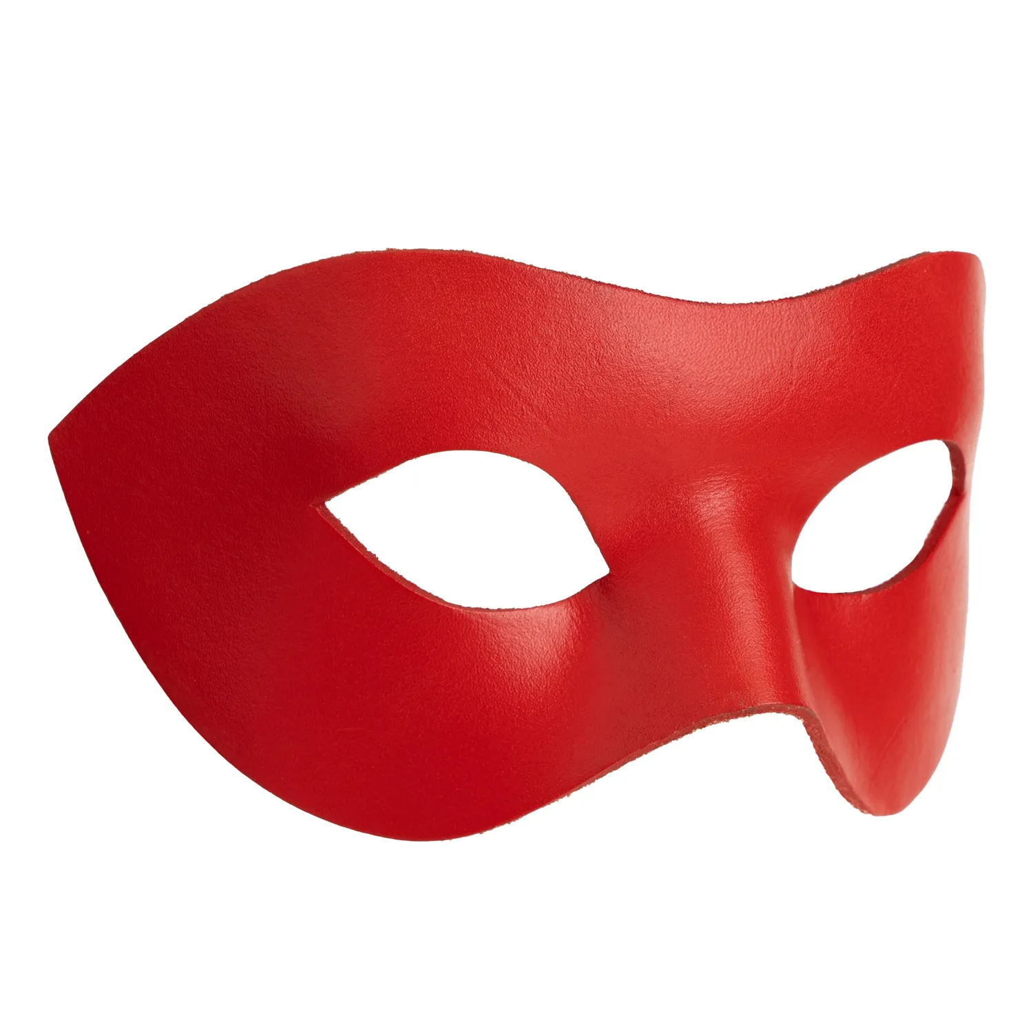 Altenburg Colombina Liscia rossa maschera veneziana cuoio