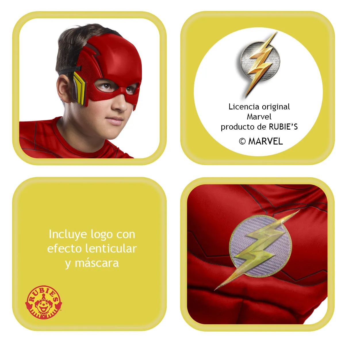Rubies Flash Black Line costume supereroe bambino