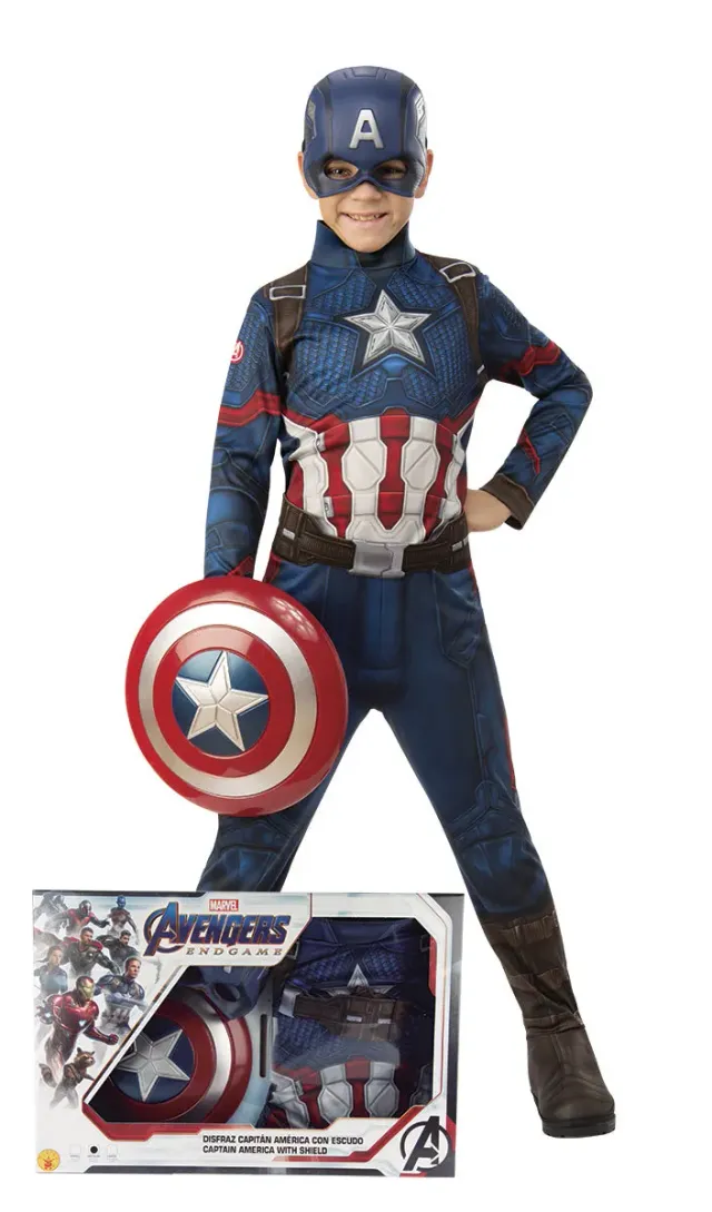 Rubies Capitan America Endgame costume bimbo M scudo