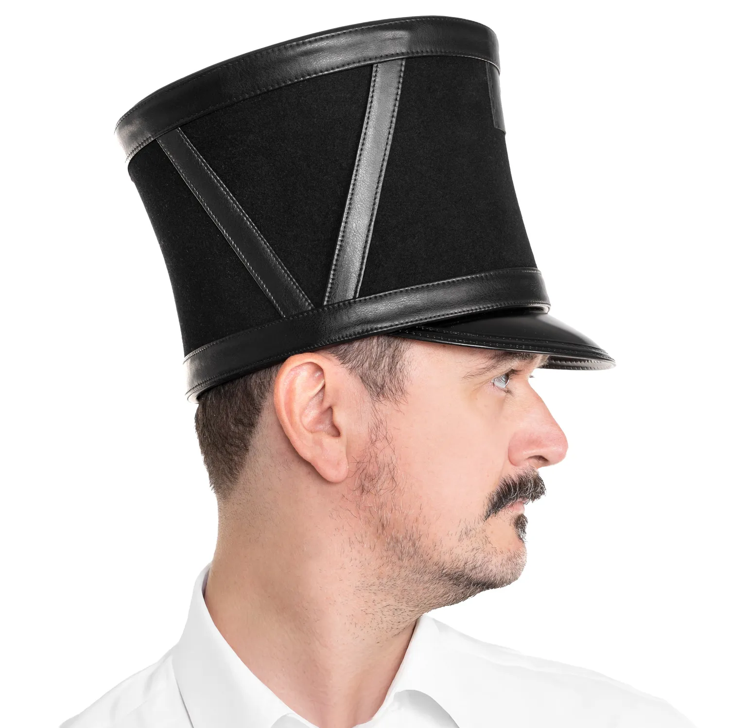 Altenburg Sciaccò Nero Lati a V con Portamatite 17 cm