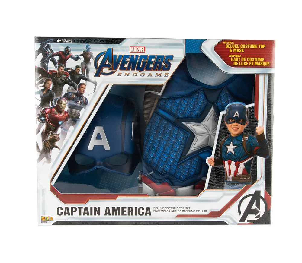 Rubies Endgame Capitan America costume bambino torace