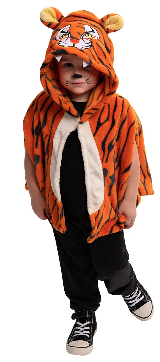 Rubies Super Tigre mantello bambino XS arancione